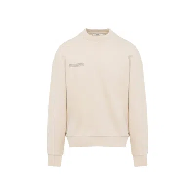 Pangaia Sand Beige Cotton 365 Midweight Sweatshirt In Brown