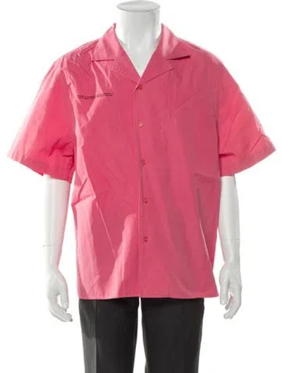 Pre-owned Pangaia Short Sleeve Shirt In Pink