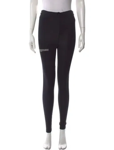Pre-owned Pangaia Skinny Leg Pants In Black
