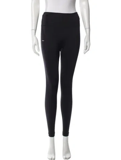 Pre-owned Pangaia Skinny Leg Pants In Black