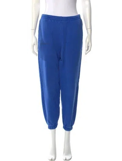 Pre-owned Pangaia Skinny Leg Pants In Blue