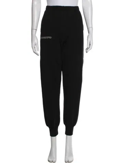 Pre-owned Pangaia Straight Leg Pants In Black