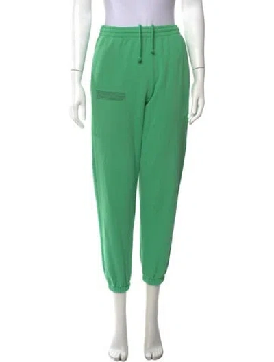 Pre-owned Pangaia Straight Leg Pants In Green