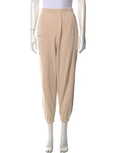 Pre-owned Pangaia Straight Leg Pants In Neutral