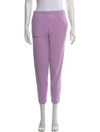 Pre-owned Pangaia Straight Leg Pants In Purple
