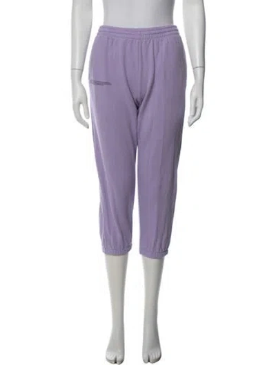Pre-owned Pangaia Straight Leg Pants In Purple