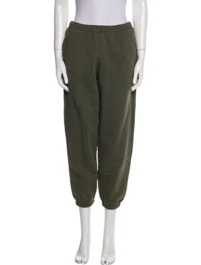 Pre-owned Pangaia Sweatpants In Green