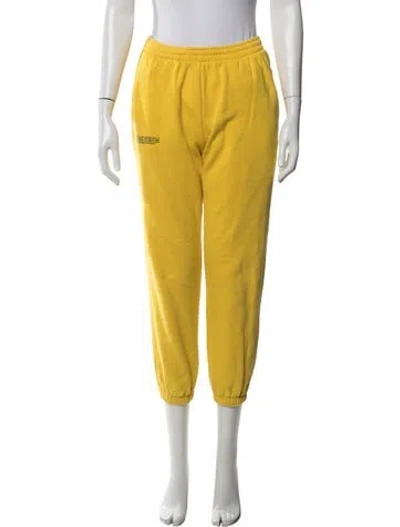 Pre-owned Pangaia Sweatpants In Yellow