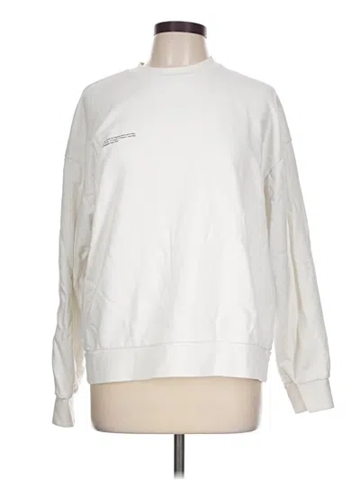 Pre-owned Pangaia Sweatshirt In White