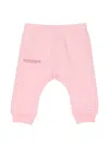 Pangaia Logo-print Regular-fit Organic Cotton-jersey Jogging Bottoms 0-24 Months In 粉色
