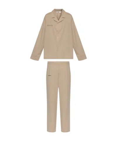 Pangaia Logo Pyjama In Beige