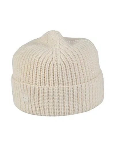Pangaia Woman Hat Beige Size Onesize Recycled Cashmere, Recycled Wool In White