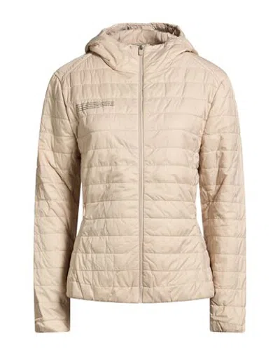 Pangaia Woman Jacket Beige Size L/xl Recycled Polyamide In Neutral