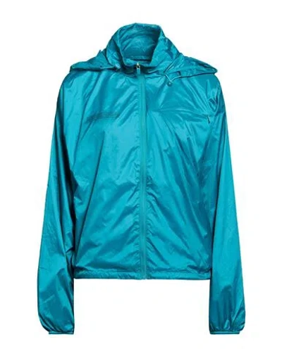 Pangaia Woman Jacket Emerald Green Size L Recycled Polyamide In Multi