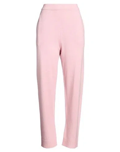 Pangaia Woman Pants Pink Size Xxl Recycled Cashmere, Recycled Wool
