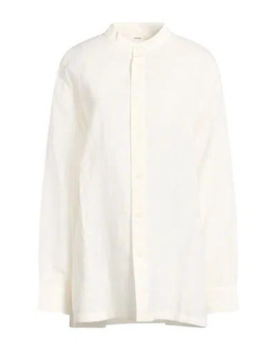 Pangaia Woman Shirt Off White Size S Linen