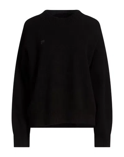 Pangaia Woman Sweater Black Size Xl Cashmere, Recycled Wool