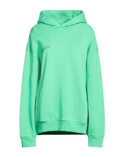 Pangaia Woman Sweatshirt Emerald Green Size Xs Organic Cotton, Recycled Cotton