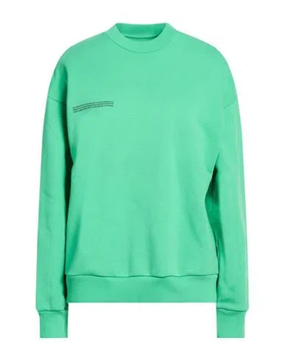 Pangaia Woman Sweatshirt Green Size Xs Organic Cotton, Recycled Cotton