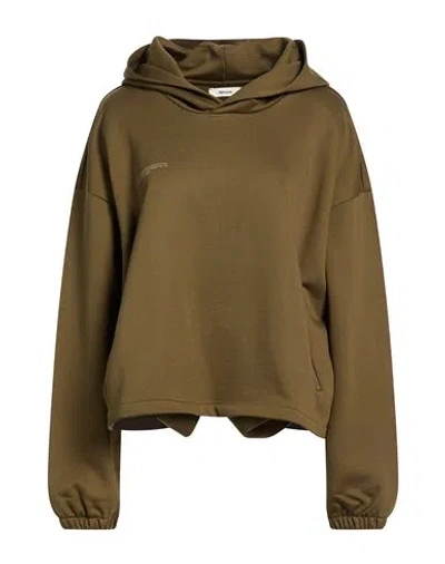 Pangaia Woman Sweatshirt Military Green Size L Organic Cotton