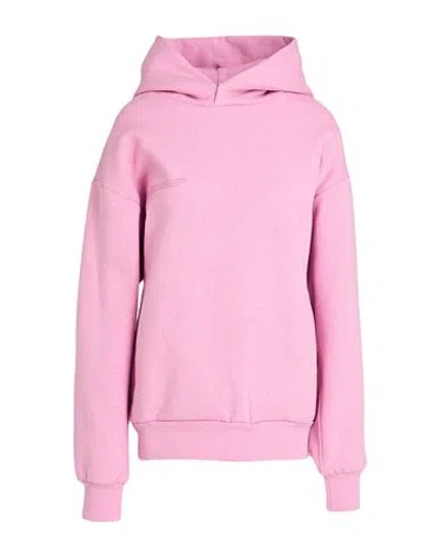 Pangaia Woman Sweatshirt Pink Size Xs Organic Cotton, Recycled Cotton