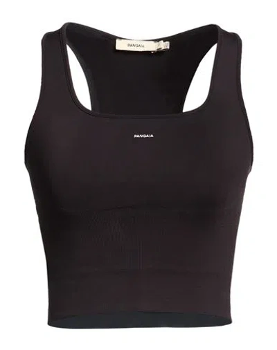 Pangaia Woman Top Black Size Xxs Polyamide, Elastane