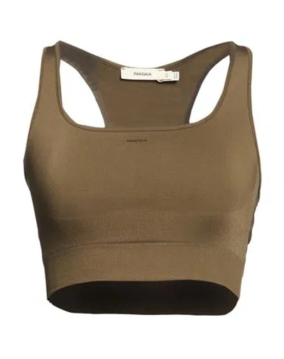 Pangaia Woman Top Military Green Size Xs Polyamide, Elastane