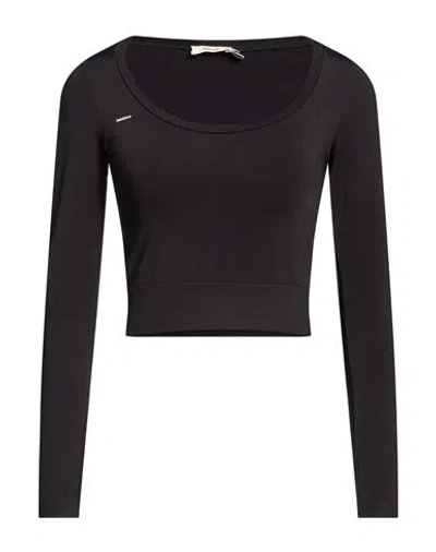Pangaia Woman T-shirt Black Size S Polyamide, Elastane