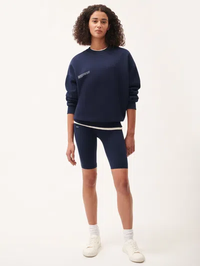 Pangaia Women's 365 Cotton Stretch Shorts — Navy In Blue