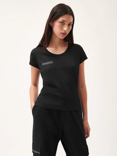 Pangaia Women's 365 Lightweight Scoop Neck T-shirt — Black