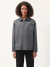 Pangaia Women's Dna Utility Jacket — Atmosphere Grey In Grey