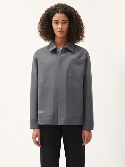 Pangaia Women's Dna Utility Jacket — Atmosphere Grey