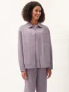 Pangaia Women's Dna Utility Jacket — Raisin Purple In Purple