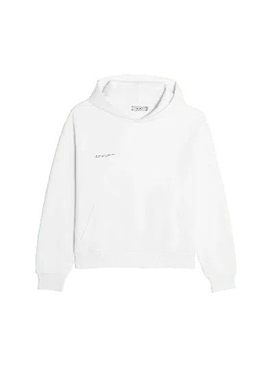 Pangaia Womens 365 Heavyweight Soft Organic Cotton Hoodie—off-white