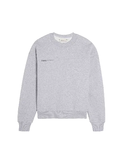 Pangaia Womens 365 Heavyweight Sweatshirt—grey Marl In Gray