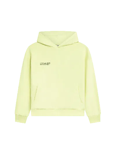 Pangaia Womens 365 Midweight Soft Organic Cotton Hoodie—soft Lime In Yellow