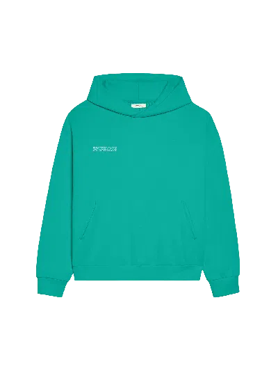 Womens 365 Midweight Soft Organic Cotton Hoodie—malachite Green from PANGAIA