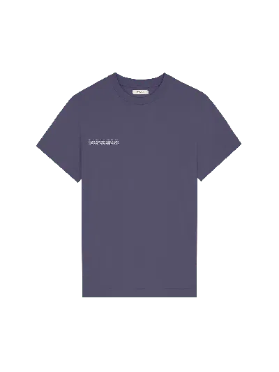 Pangaia Womens 365 Midweight T-shirt—slate Blue In Gray