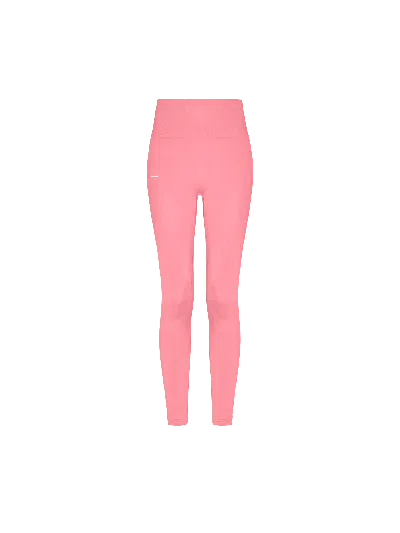 Pangaia Womens 99% Bio-based Compressive Leggings—dewy Rose In Pink