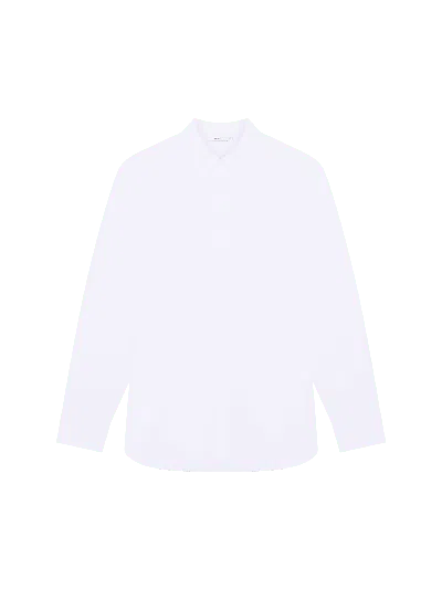 Pangaia Womens Cotton Poplin Overshirt—off-white