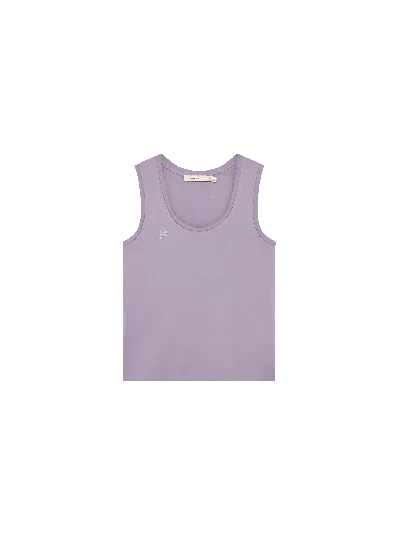 Pangaia Womens Cotton Tank Top—dusty Mauve In Purple
