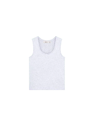 Pangaia Womens Cotton Tank Top—grey Marl In Gray