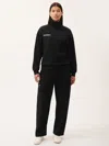 Pangaia Womens Dna Double Jersey Cargo Trousers In Black