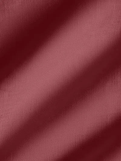 Pangaia Womens Dna Linen Mid Length Shorts In Garnet Red
