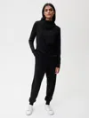 Pangaia Womens Dna Regenerative Merino Wool Track Pants In Black