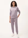 Pangaia Womens Dna Regenerative Merino Wool Track Pants In Purple