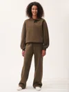 Pangaia Womens Dna Straight Leg Track Pants In Brown