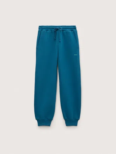 Pangaia Womens Heavyweight Drawstring Track Pants In Blue