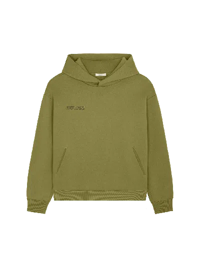 Pangaia Womens Heavyweight Soft Organic Cotton Hoodie—highland Green