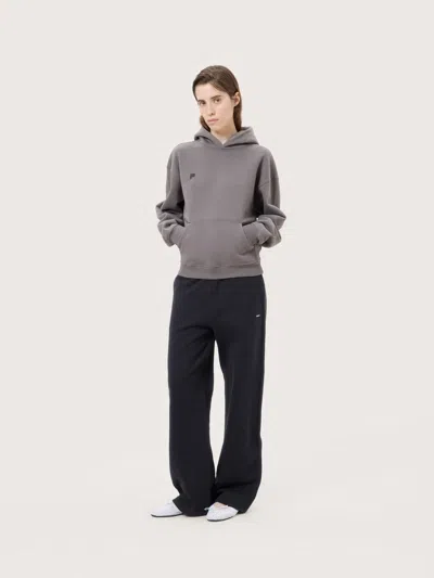 Pangaia Womens Heavyweight Straight Leg Sweatpants—black